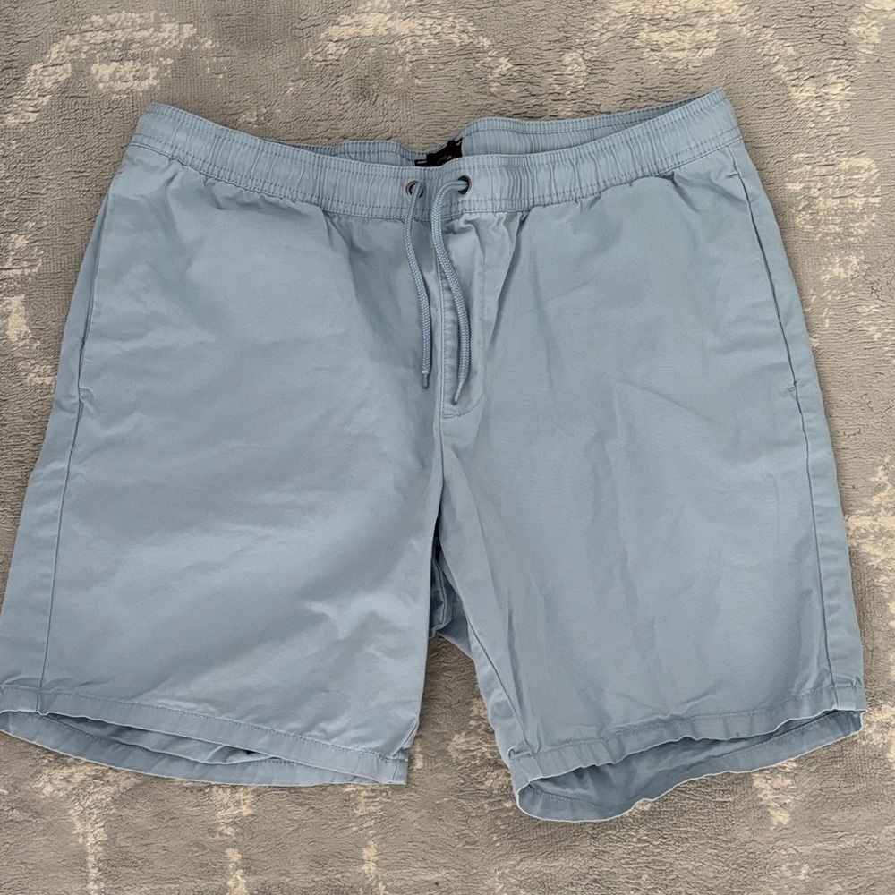 Lord & Taylor black & brown Mens draw string shorts 7.5 inches